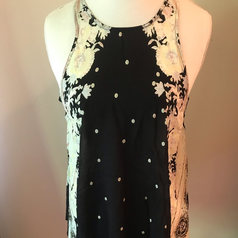 Free People Black Combo Tunic